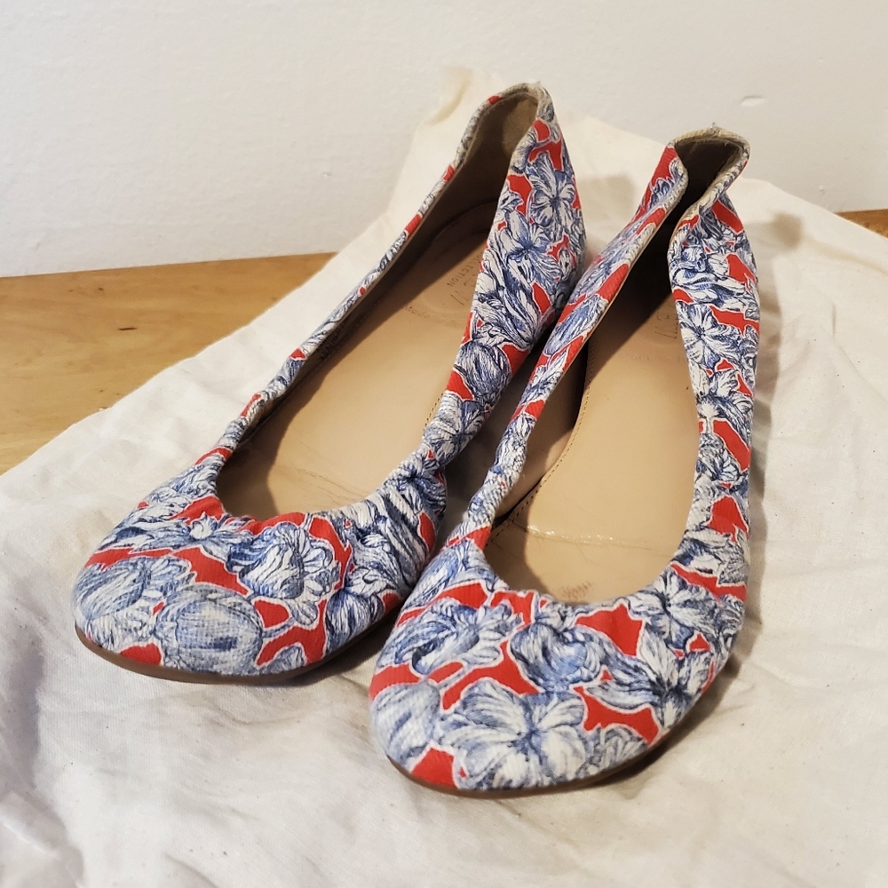 J.Crew Liberty print Cece ballet flats